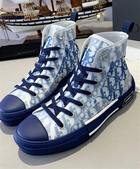 christian dior chucks blue|Dior high top sneaker.